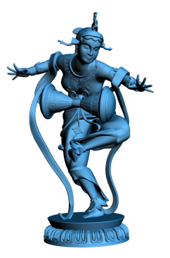 3D打印機(jī)打印大型雕塑&mdash;&mdash;敦煌壁畫（三維數(shù)據(jù)）