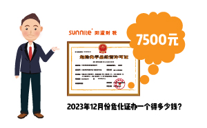 2023年12月份?；C辦一個得多少錢？ 需要7500元